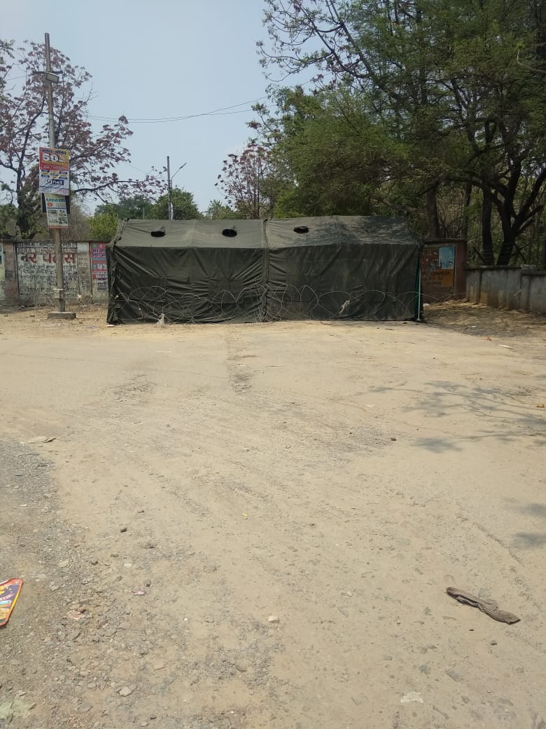 टेंट लगाकर सेना ने बंद किया निलमथा मार्ग, आम लोगों की आवाजाही हुई प्रभावित Army close the